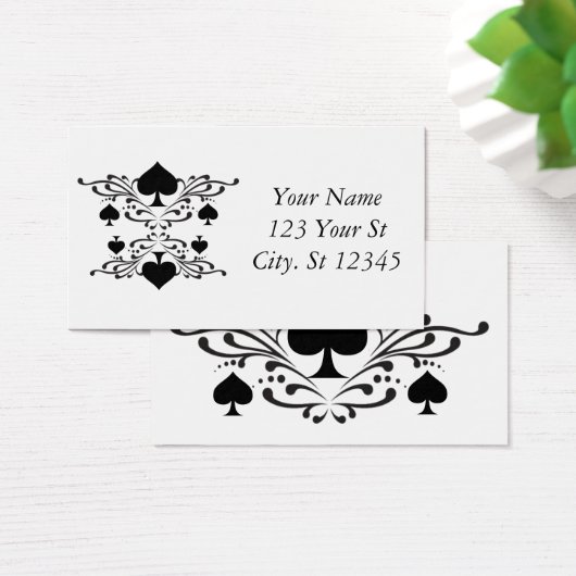 Scroll Black Spades Tattoo Style Thunder_Cove (Desk)