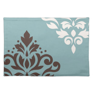 Teal And Brown Placemats Zazzle