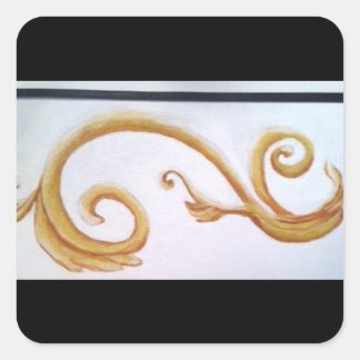 scroll design by bbillips on sticker for envelopes