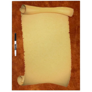 Scroll Dry Erase Board