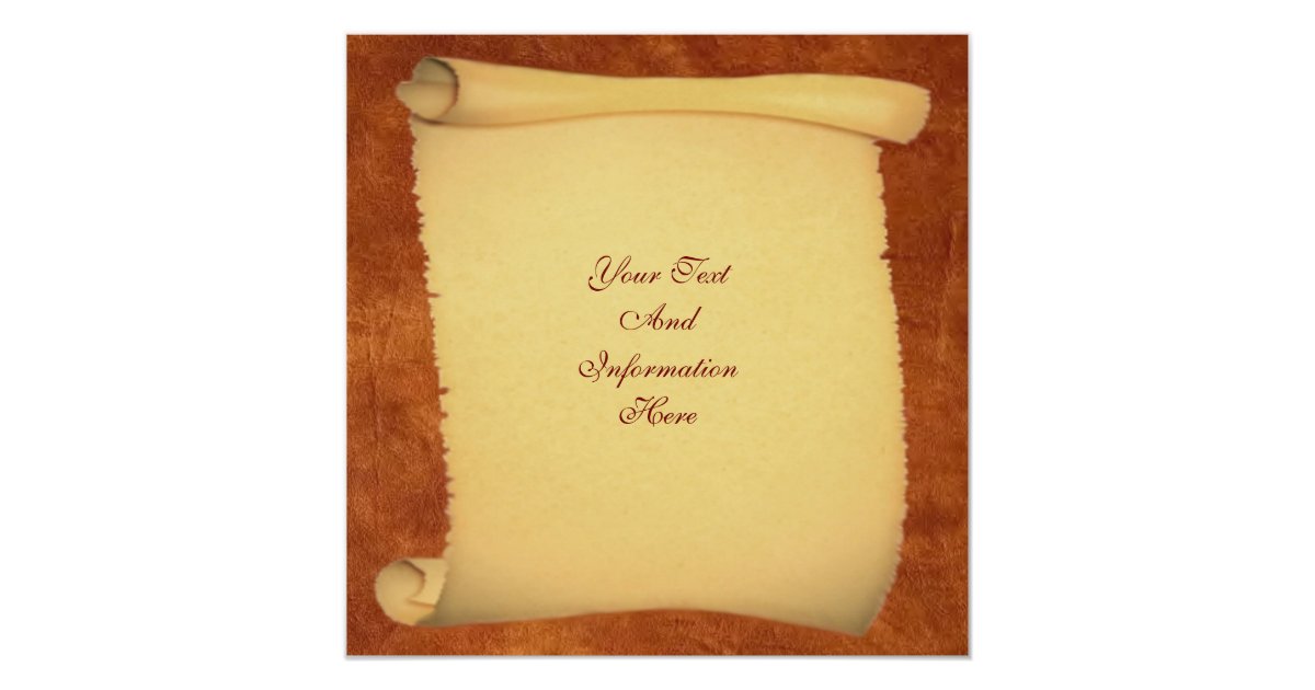 Scroll Invitation