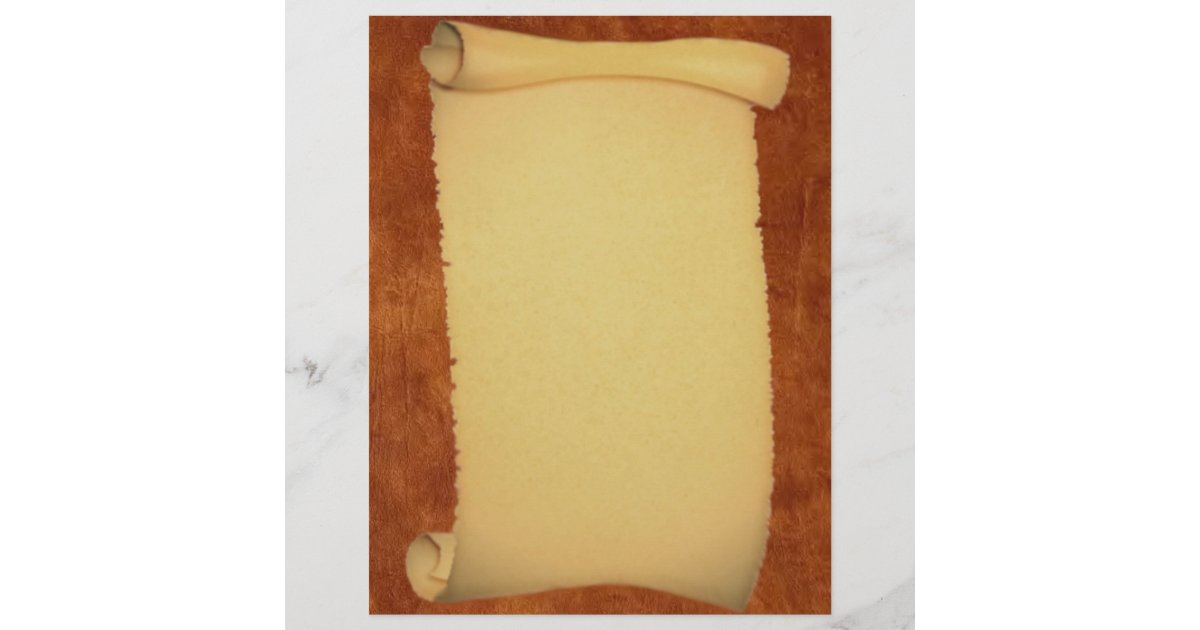 Scroll Letterhead | Zazzle