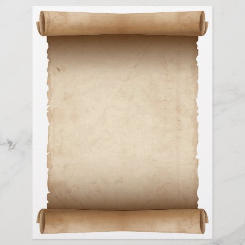 Scroll Paper Letterhead