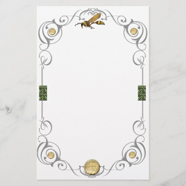 Scroll Potter Wasp Stationery (Front)