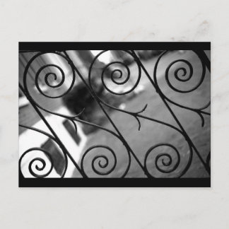 Scroll Railing Postcard
