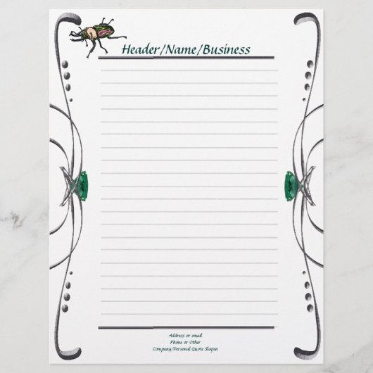 Scroll Rainbow Stag Beetle (Front)