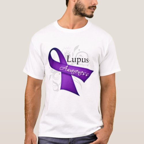 Scroll Ribbon _ Lupus T_Shirt