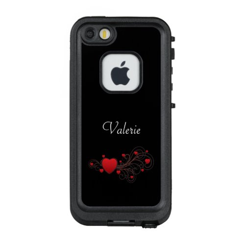 Scrolled Hearts kash003 LifeProof FRĒ iPhone SE55s Case