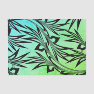 Scrolled Leaf Ombre Tissue Paper