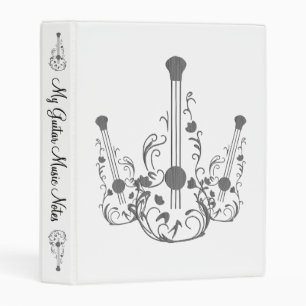 Scrolled Wood Guitars Mini Binder