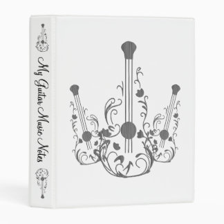 Scrolled Wood Guitars Mini Binder