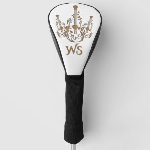 Scrolled Wood Guitars Monogram Golf Head Cover