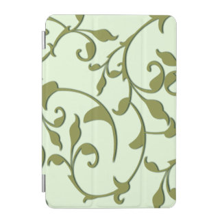 Scrolling Olive Leaves iPad Mini Cover