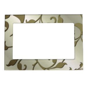 Scrolling Olive Leaves Magnetic Frame