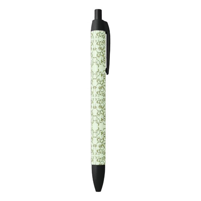 Scrolling Olive Leaves Pen (Bottom (Vertical))