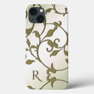 Scrolling Olive Leaves Personal Case-Mate iPhone C 13 Case