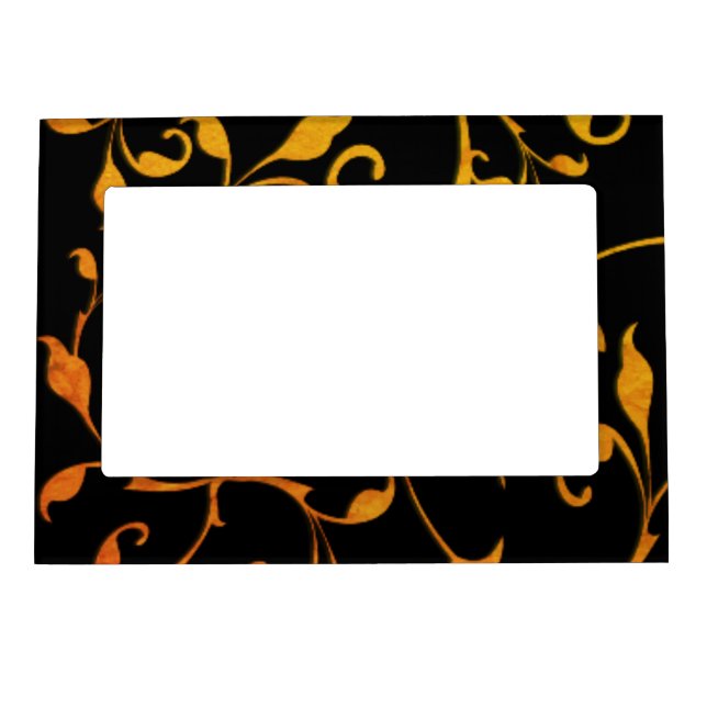 Scrolling Rust and BLack Magnetic Frame (Front)