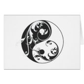 Scrolling Yin & Yang (black) (Front Horizontal)