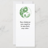Scrolling Yin & Yang (green) (Front)