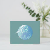 Scrolling Yin Yang Symbol (blues) (Standing Front)