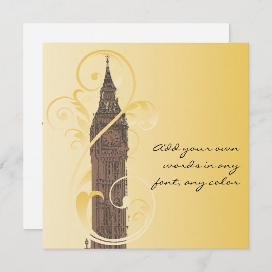 Scrolls and Big Ben (Front/Back)