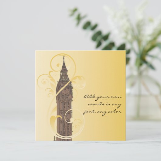 Scrolls and Big Ben (Standing Front)