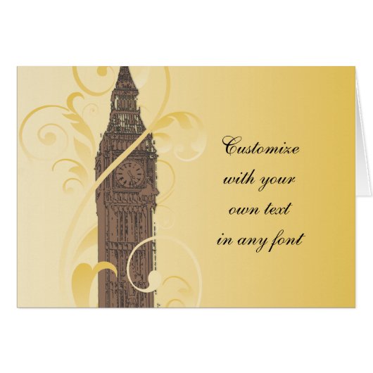 Scrolls and Big Ben Cards (Front Horizontal)