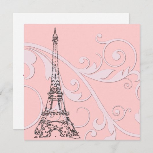 Scrolls and Eiffel Tower (Front/Back)