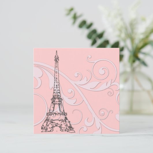 Scrolls and Eiffel Tower (Standing Front)