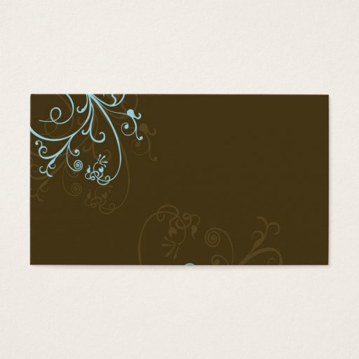 Customizable Scrolls Profile Card Business Card