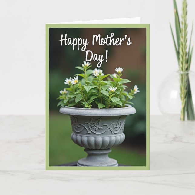 Scrollwork Garden Mothers Day Card (Front)