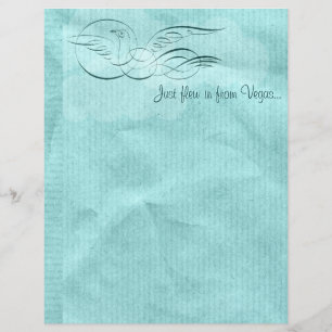 Scrolly Bird (Personalized Scrapbook Paper)