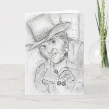 Scrooge-1 Holiday Card by BlayzeInk at Zazzle