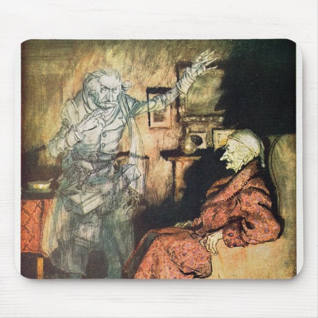 Scrooge and The Ghost of Marley Mouse Pad (Front)