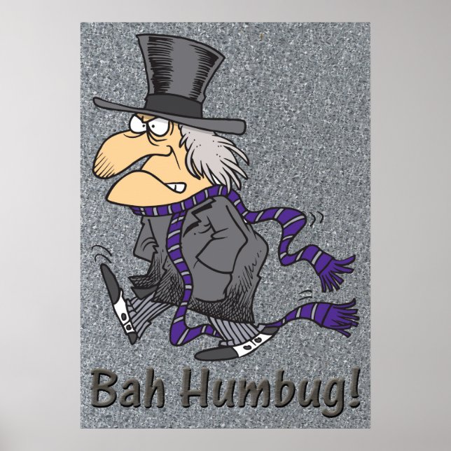Scrooge & Bah Humbug Poster (Front)