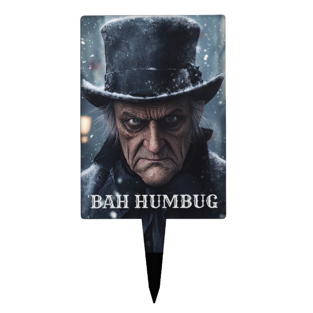 Scrooge Cake Topper (Front)