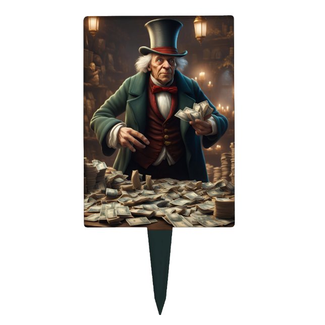 Scrooge Cake Topper (Front)