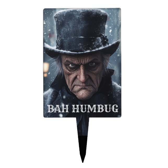 Scrooge Cake Topper (Front)