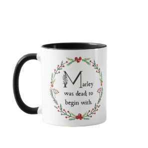 Scrooge Jacob Marley Dickens A Christmas Carol  Mug