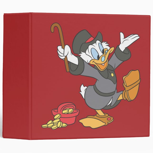 Scrooge McDuck 3 Ring Binder (Front/Spine)