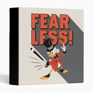 Scrooge McDuck   Fearless! 3 Ring Binder