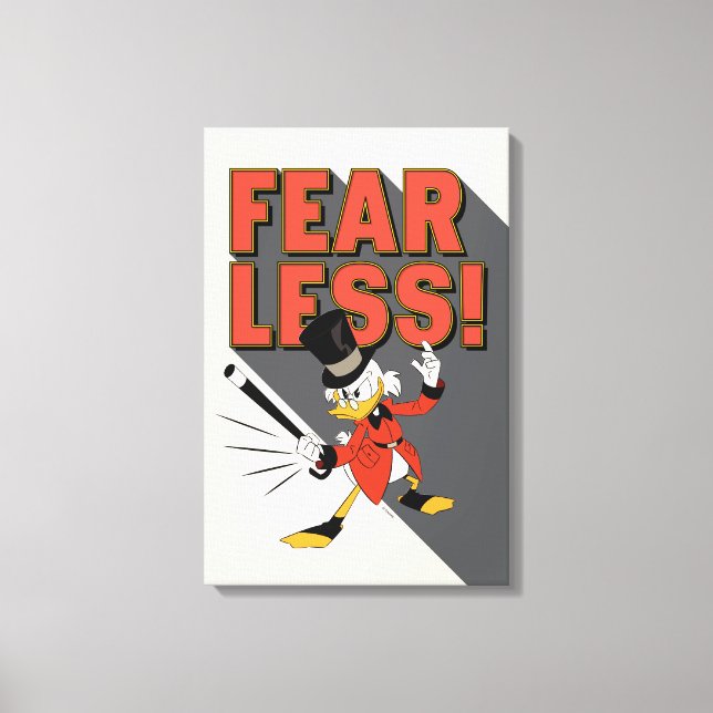 Scrooge McDuck | Fearless! Canvas Print (Front)