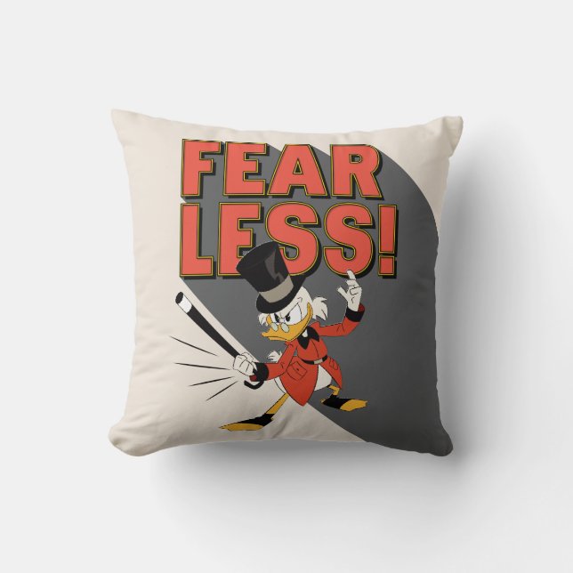 Scrooge McDuck | Fearless! Throw Pillow (Front)