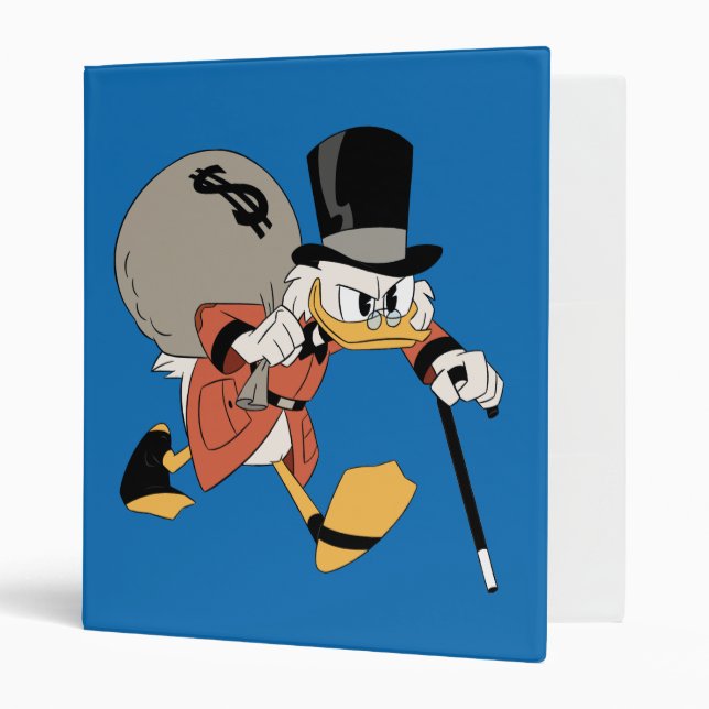 Scrooge McDuck | Find Your Fortune 3 Ring Binder (Front/Inside)