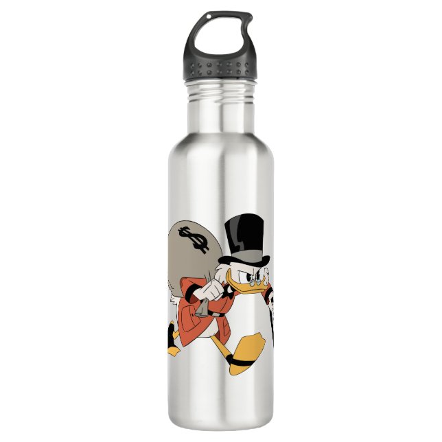 Scrooge McDuck | Find Your Fortune Stainless Steel Water Bottle (Front)