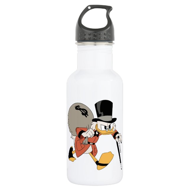 Scrooge McDuck | Find Your Fortune Stainless Steel Water Bottle (Front)