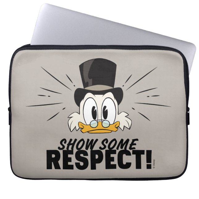 Scrooge McDuck | Show Some Respect! Laptop Sleeve (Front)