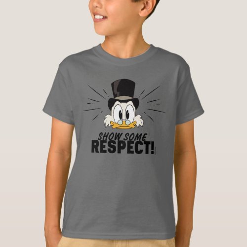 Scrooge McDuck  Show Some Respect T_Shirt