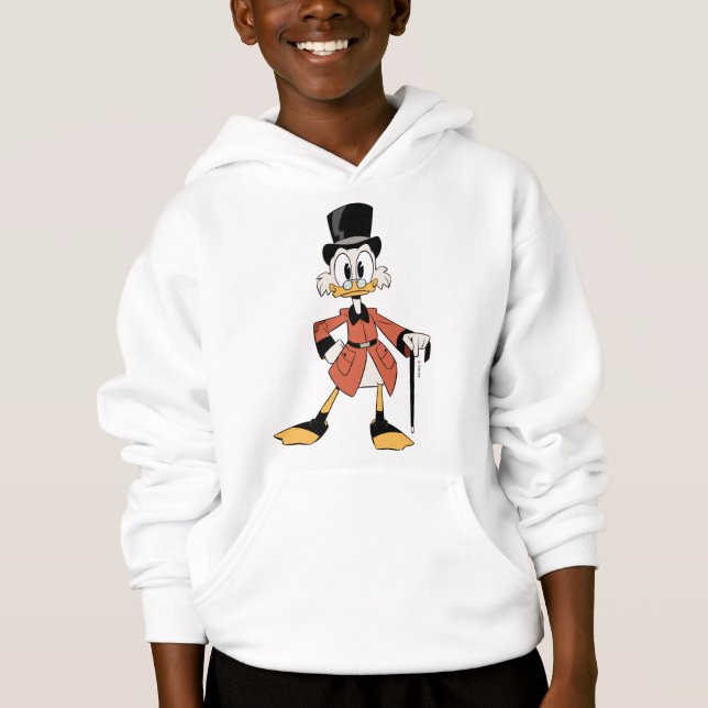 Scrooge McDuck | Work Hard Quack Hard Hoodie (Front)