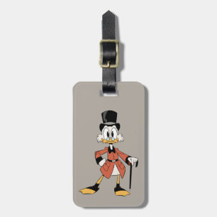 Scrooge McDuck Work Hard Quack Hard Luggage Tag
